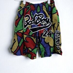 Vintage Christopher Wallace Headgear Classics Biggie Hip Hop Basketball Shorts S